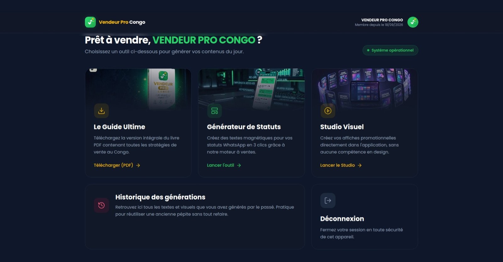 Screenshot 3 de VENDEUR PRO CONGO