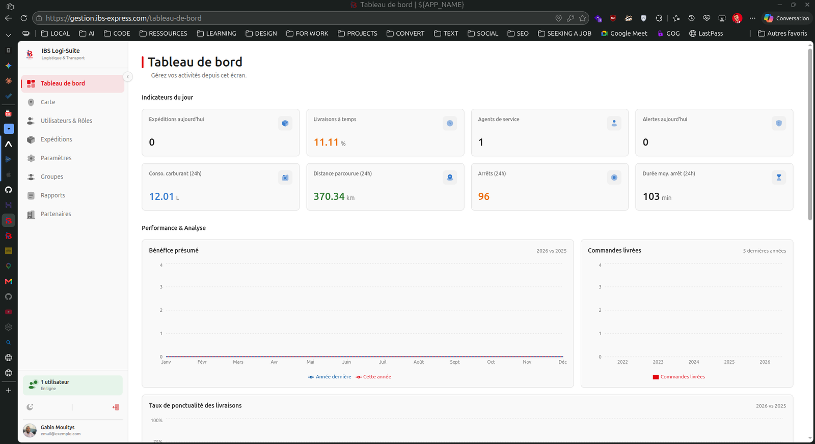 Screenshot 1 de IBS Logi-Suite - Gestion Logistique et Livraison
