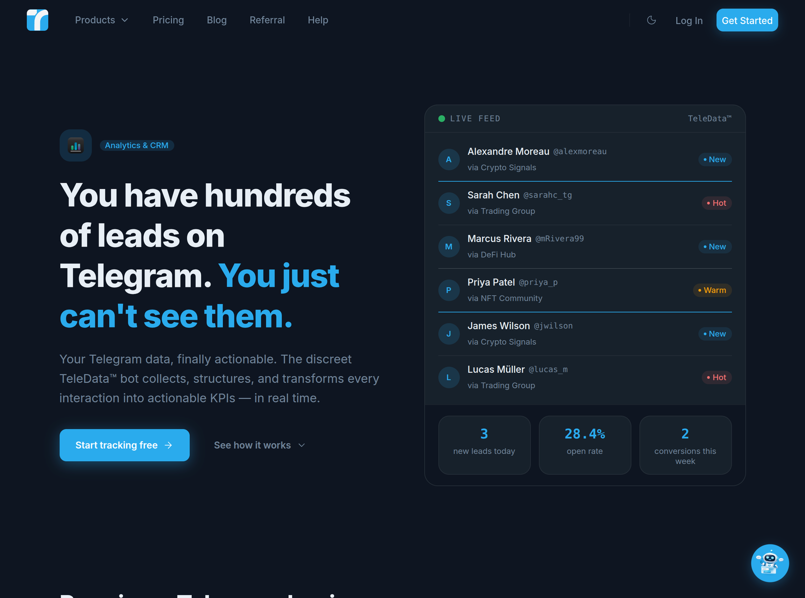 Screenshot 4 de TeleGrowth - Suite SaaS pour Business Telegram